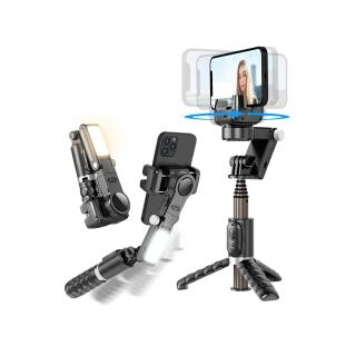 Q18 全自動跟拍雲台/自拍桿(正交三軸/APP人臉追蹤/Gimbal 藍牙控制器)