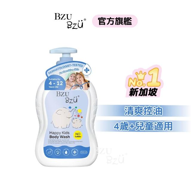 【BZU BZU】兒童洗髮潤髮沐浴組(全台唯一/4歲以上兒童及成人適用)