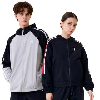 【LE COQ SPORTIF 公雞】防潑水防風連帽外套 男女款 4色 LWW61262_LWW62262