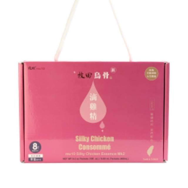 【RealShop】牧田MU10 烏骨滴雞精禮盒60ml×8入×3盒(共24包)另有白沙屯媽祖授權禮盒