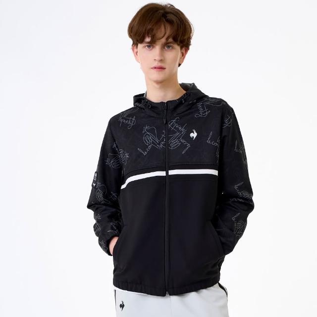 【LE COQ SPORTIF 公雞】防潑水防風連帽外套 男女款 3色 LWW61661_LWW62661