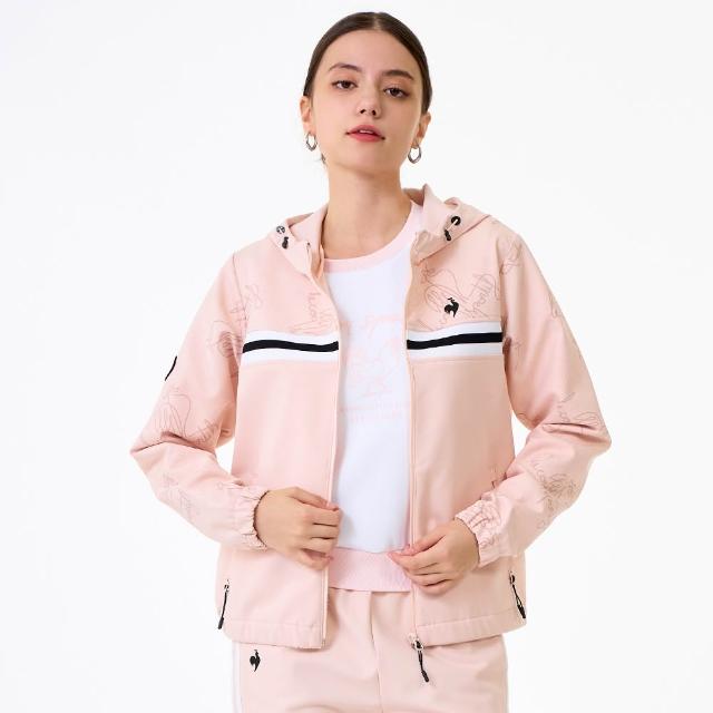 【LE COQ SPORTIF 公雞】防潑水防風連帽外套 男女款 3色 LWW61661_LWW62661