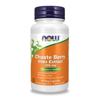 【NOW Foods】聖潔莓萃取膠囊3瓶組(90顆*3瓶)