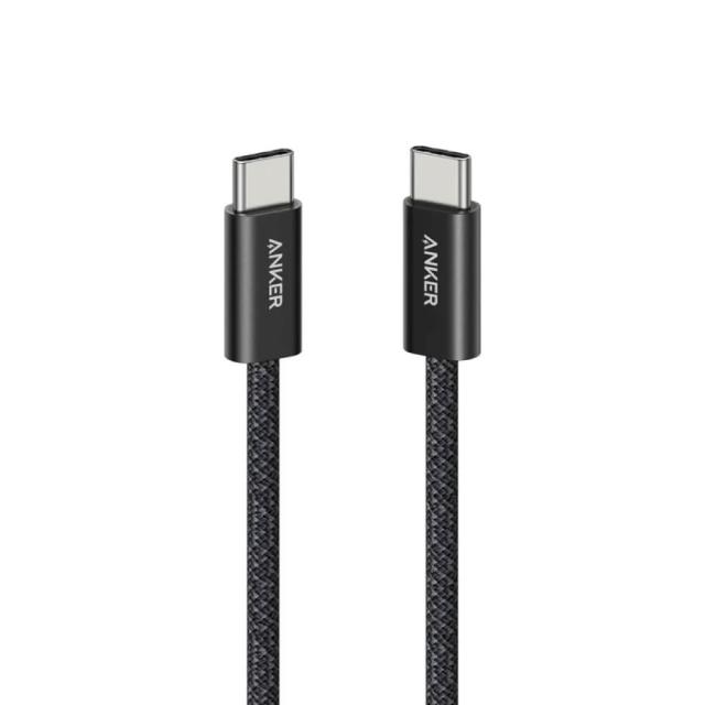 【Anker】官方授權直營 A8060 240W Type-C 耐髒充電線-1m(黑/白/藍/粉)