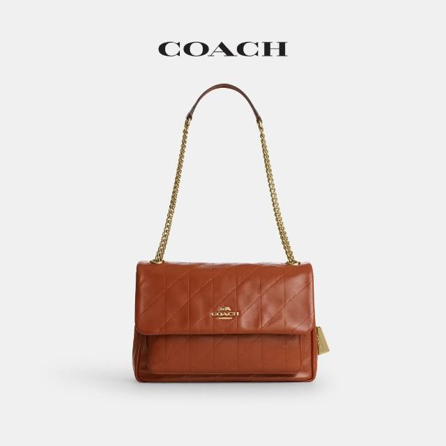 【COACH】蔻馳官方直營 ELODIE 斜背手袋 斜背包 側背包 斜挎包-多色任選(CCF09/CCF10/CCZ62)