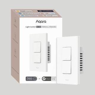 【Sioh 惜】Aqara H2 智能開關 雙鍵 2個迴路(支援Apple Homekit/Matter)