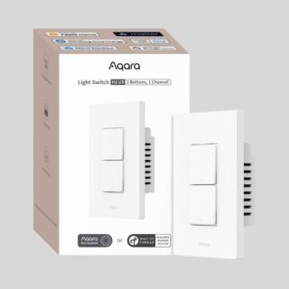 【Sioh 惜】Aqara H2 智能開關 雙鍵 1個迴路＋1個無線按鍵(支援Apple Homekit/Matter)