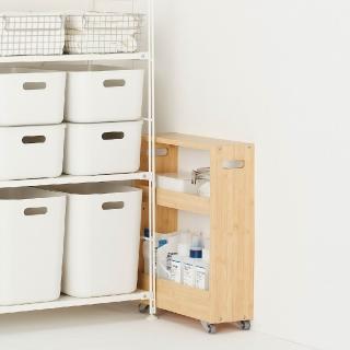 【MUJI 無印良品】竹材薄型推車/小約寬15×深45×高56cm 重量約4.5kg