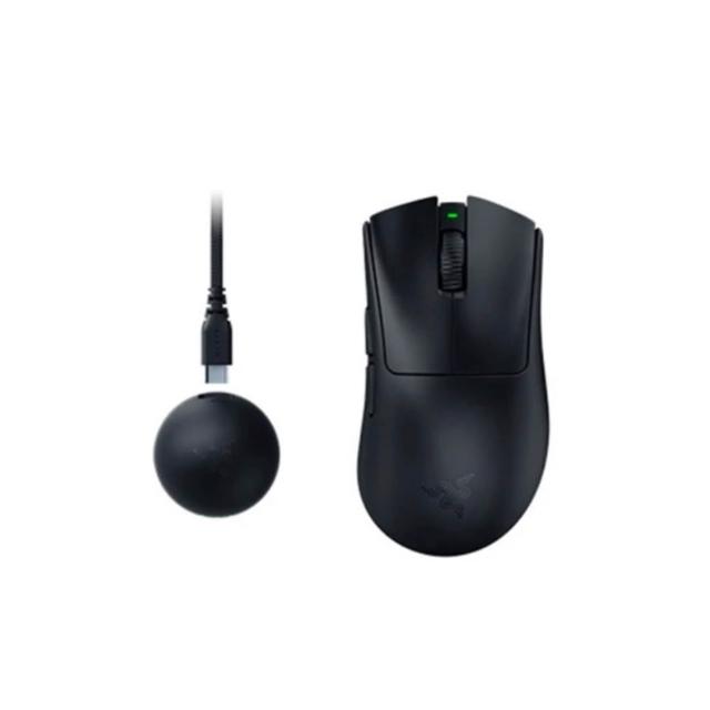 2入【Razer 雷蛇】DeathAdder 煉獄奎蛇 V4 Pro 超輕量無線電競滑鼠(黑/白)