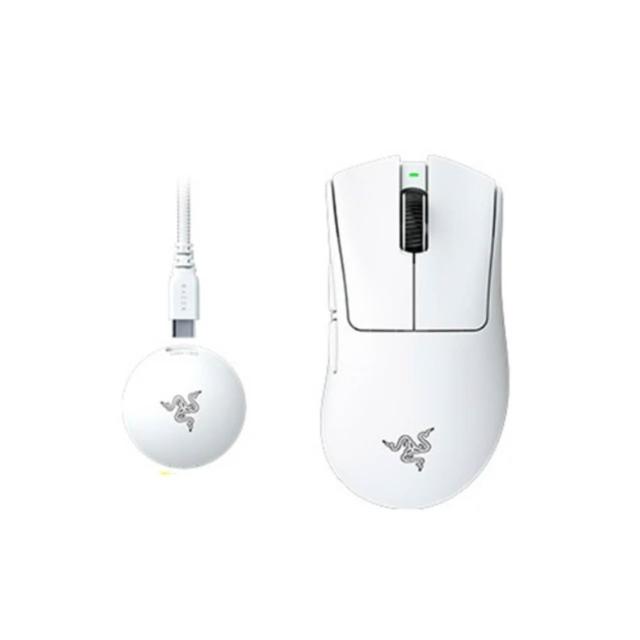 2入【Razer 雷蛇】DeathAdder 煉獄奎蛇 V4 Pro 超輕量無線電競滑鼠(黑/白)