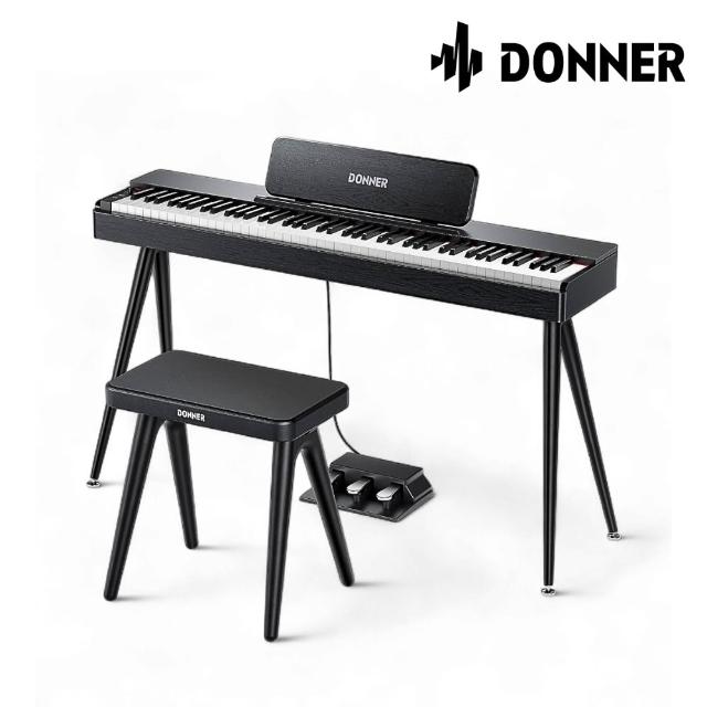 【Donner】OURA S100 88鍵數位鋼琴 兩款色系／極簡不凡(電子琴 電鋼琴 直立式 平台式 數位電鋼琴 S-100)