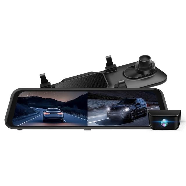【Autotek】電子後視鏡行車記錄器(4K+2K前後雙Sony星光夜視 TS碼流 固定照相區間測速科技執法)