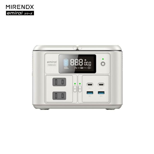 【emirai】NEX430儲能小瓦力PRO！手掌大儲能電站再進化！(戶外防災露營小電站/安全耐用磷酸鐵鋰)