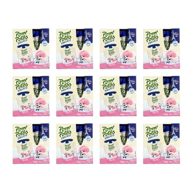『京原起司』Pom Potes 法優樂優格_12盒_共48包(效期2027/04/02)