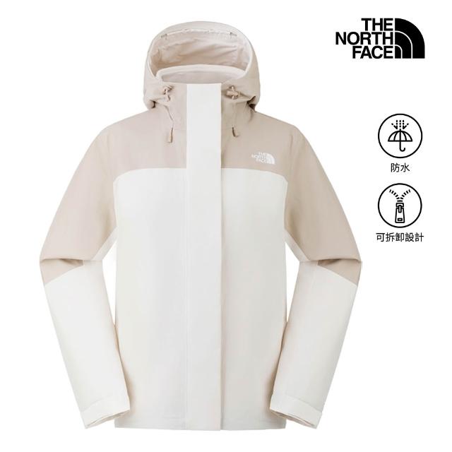 【The North Face】中性款防水透氣抓絨內裡三合一外套(多款任選)