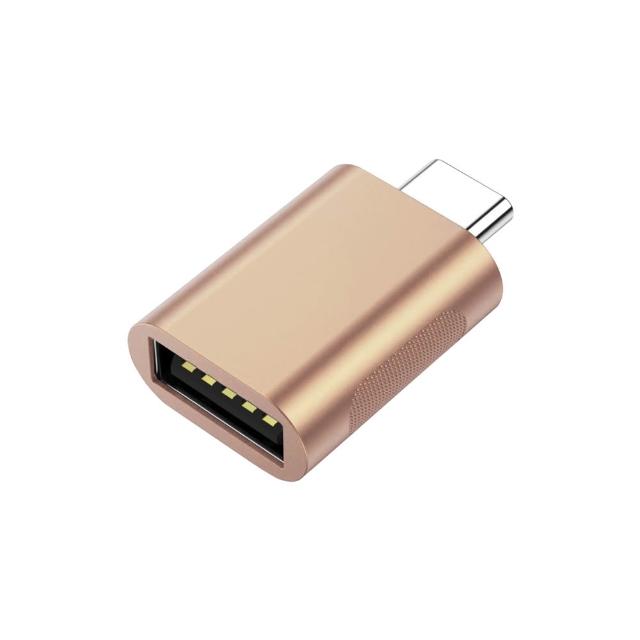 【ZA 喆安】USB3.2 Gen2 10G Type-C公 to A母OTG轉接頭 USB-A to Type-C轉接頭(適用iPhone18/17/筆電/手機)