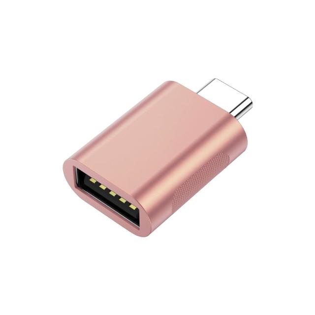 【ZA 喆安】USB3.2 Gen2 10G Type-C公 to A母OTG轉接頭 USB-A to Type-C轉接頭(適用iPhone18/17/筆電/手機)