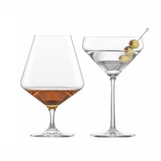 【ZWIESEL GLAS】PURE系列水晶杯6入組(白蘭地杯/白酒杯/玻璃杯/水晶杯/馬丁尼杯/調酒杯)