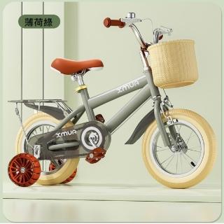 16吋英倫復古風兒童腳踏車 兒童自行車(含後貨架)