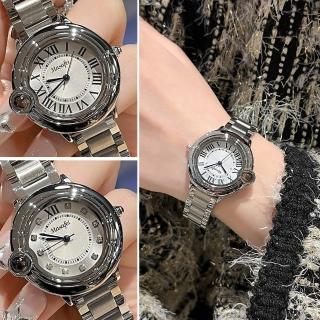 【LEESA】學生手錶\女生手錶\手錶\石英錶\指針手錶\圓形錶\藍色指針錶\腕錶\羅馬手錶\鋼帶錶