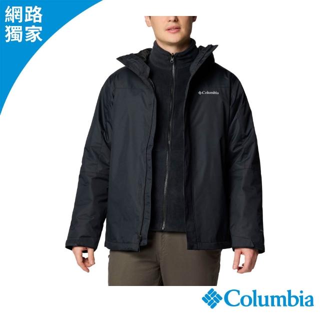 【Columbia 哥倫比亞】男款-OT防水兩件式外套-Tunnel Falls™-3色任選(UWE33210/JF)