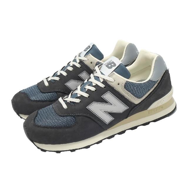 NEW BALANCE】休閒鞋574 男鞋女鞋黑水泥石板灰經典復古麂皮情侶鞋