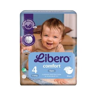 【麗貝樂】麗貝樂嬰兒紙尿褲Comfort 4-7號(箱購)