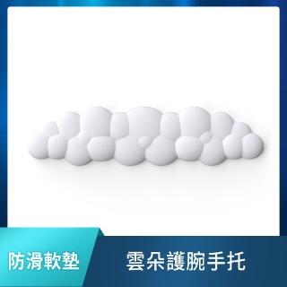 柔軟記憶海綿雲朵護腕手托墊(慢回彈手腕墊/防滑滑鼠墊/鍵盤墊)