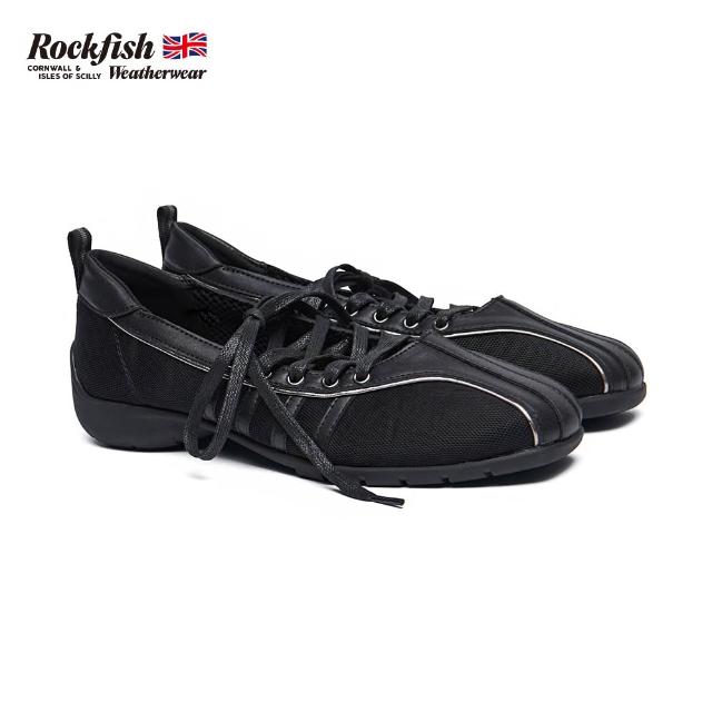 【Rockfish Weatherwear】BLISS LACEUP SNEAKERS 綁帶 運動鞋 芭蕾舞 復古 韓系 黑色 女鞋