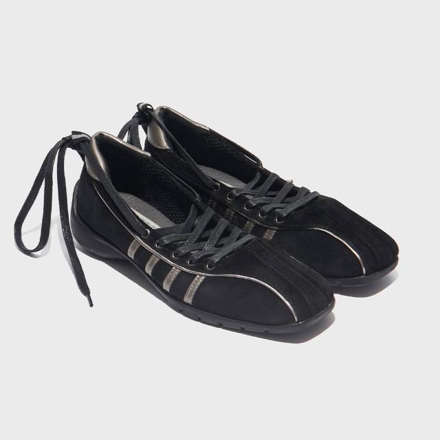 【Rockfish Weatherwear】BLISS LACEUP SNEAKERS 綁帶 運動鞋 芭蕾舞 復古 韓系 黑色 女鞋