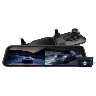 【Autotek】4K+2K前後雙Sony星光夜視電子後視鏡行車記錄器 TS碼流 固定照相區間測速科技執法