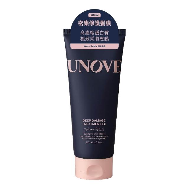 【UNOVE】柔諾伊 角蛋白洗護2入組(角蛋白修護洗髮精500ml/角蛋白修護髮膜207ml)