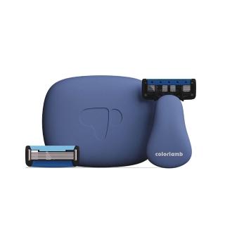 【colorlamb顏羊】男士手動剃鬚刀(刮鬍刀 5層刀片 迷你刮鬍刀 出國旅行)