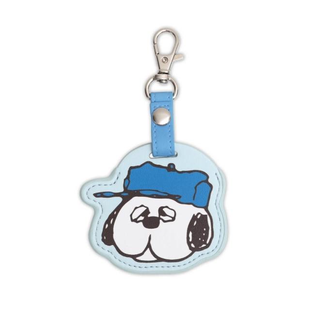 【Norns】磁扣套鑰匙圈(史努比 SNOOPY 奧拉夫 胡士托 蠟筆小新 小白 感應磁扣／AirTag 保護套吊飾)