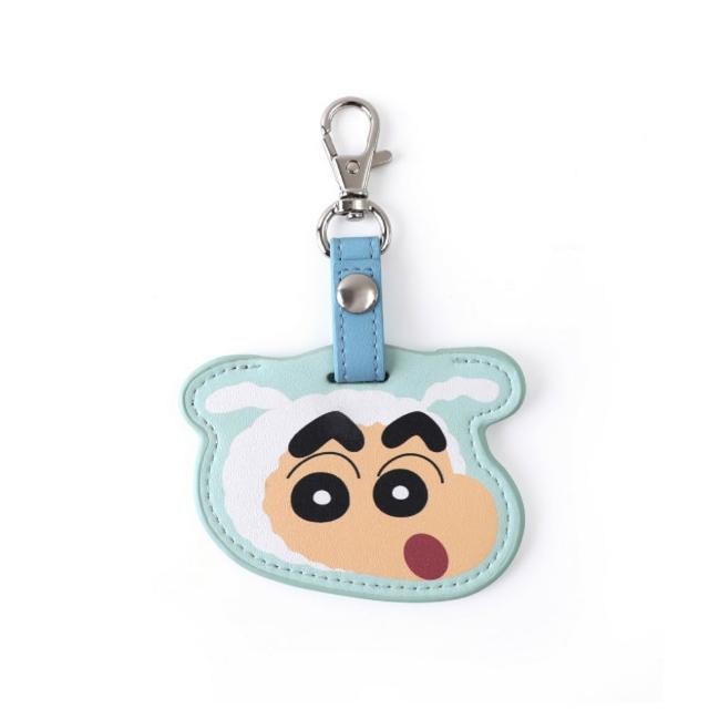 【Norns】磁扣套鑰匙圈(史努比 SNOOPY 奧拉夫 胡士托 蠟筆小新 小白 感應磁扣／AirTag 保護套吊飾)