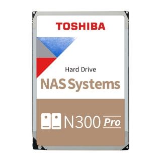 【TOSHIBA 東芝】N300 Pro系列 3.5吋 24TB 7200轉 1GB NAS內接硬碟(HDWG82EAZSTB)