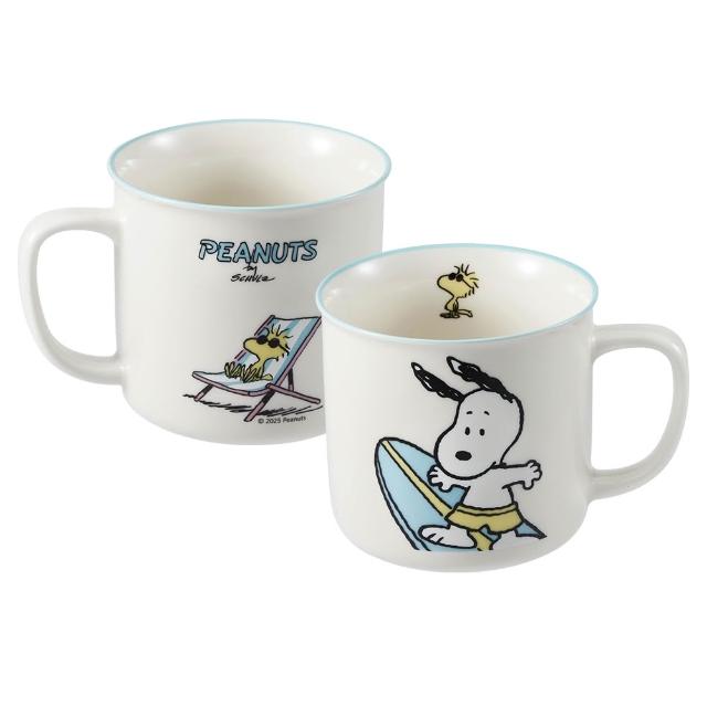 【CorelleBrands 康寧餐具】MOMO獨家SNOOPY交換禮物禮包-餐盤2入加餐具1入加馬克杯1入