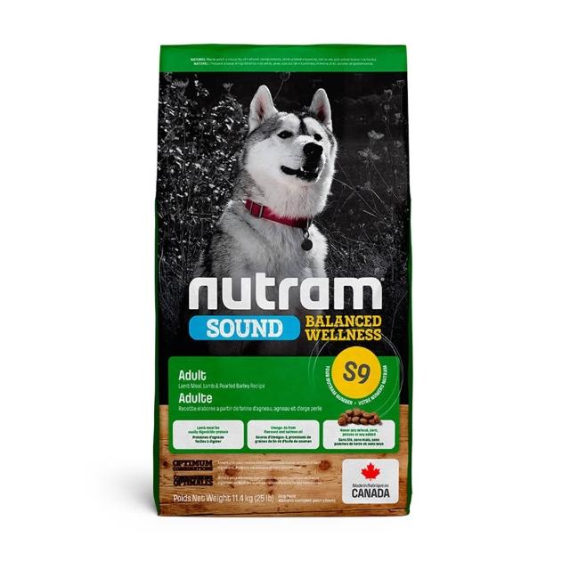 【Nutram 紐頓】S10/S2/S6/S8/S9均衡健康系列狗飼料 11.4kg/25lb(幼犬/成犬/老犬、狗糧)