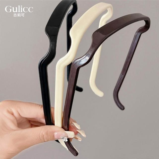 【Gulicc 古莉可】多款 洗臉專用髮箍 日常最佳整髮(7夕情人節 生日 髮飾 頭飾 鯊魚夾 抓夾 禮物)