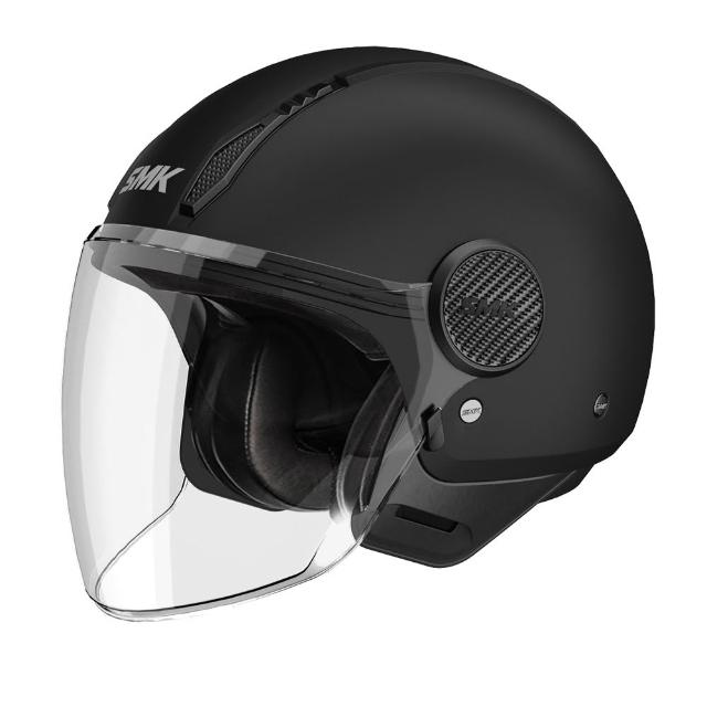 【SMK HELMETS】台灣總代理 3/4 半罩安全帽｜LAMINAR 素色款(金屬插扣 DOT+ECE雙認證)