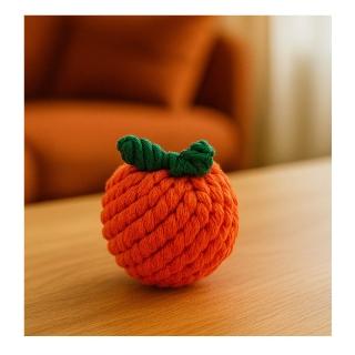 【Maison Pomette】小橘子繩結玩具 狗狗玩具(瑪頌·波美特)