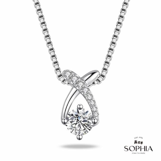 【蘇菲亞珠寶】GIA 30分 E/SI2 18K金 鑽石 戒指/項鍊任選