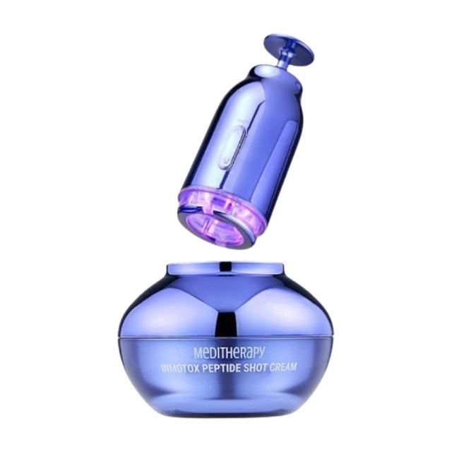 【MEDITHERAPY】V臉緊緻按摩乳霜 粉潤光澎盈彈力乳霜 50ml+美容儀