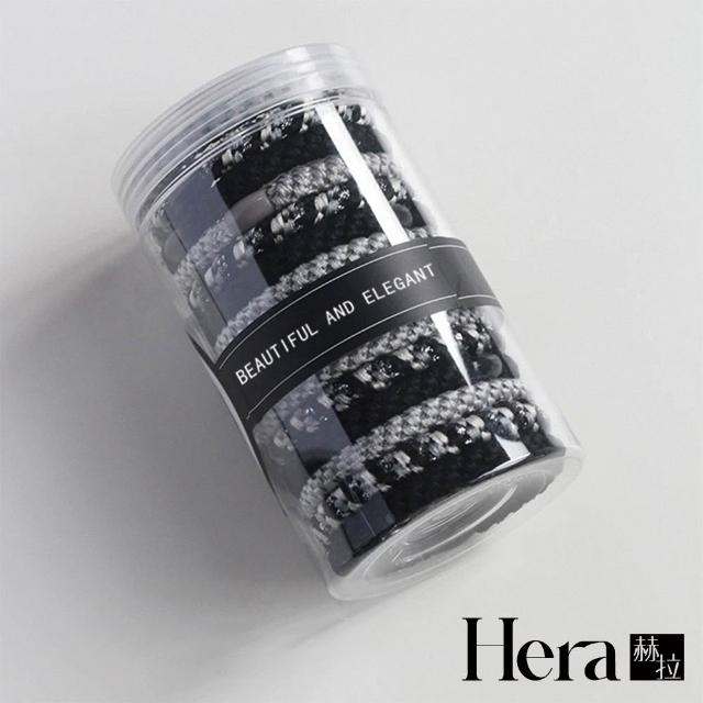【HERA 赫拉】罐裝編織高彈性髮圈15條入 H114121805(罐裝 編織 高彈性 髮圈 15條入)