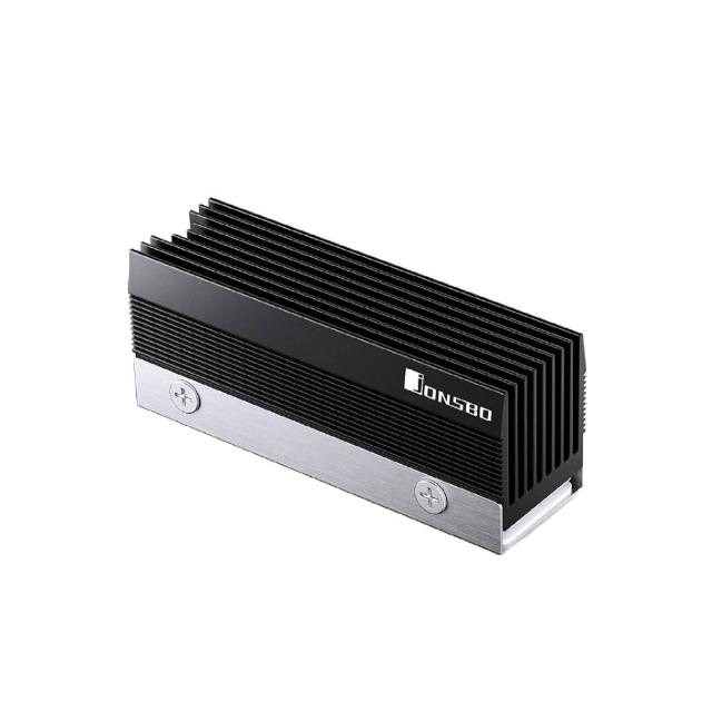 【JONSBO 喬思伯】M201 全鋁高柵 SSD 散熱器 黑/銀(全鋁/2280/格柵造型/導流散熱)