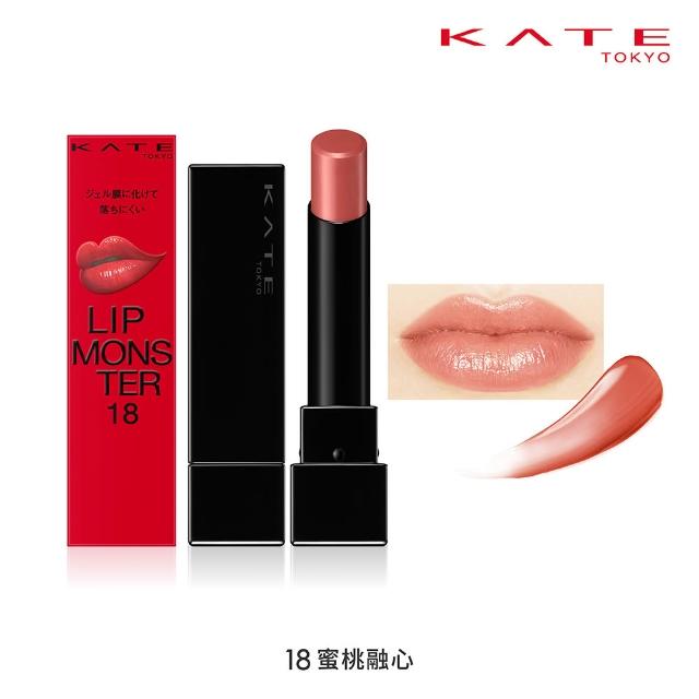 【KATE 凱婷】怪獸級持色唇膏-2026經典款/水光款/微發色款 口紅(保濕持色、防沾杯)