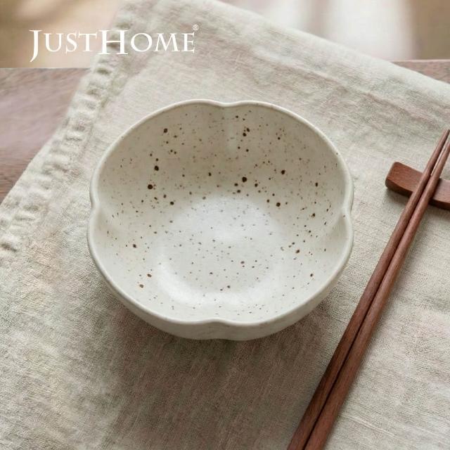 【Just Home】日式古樸窯燒陶瓷4吋雲朵碟-4色可選(可微波 120ml 碗 盤 餐具 深盤 小菜碟)