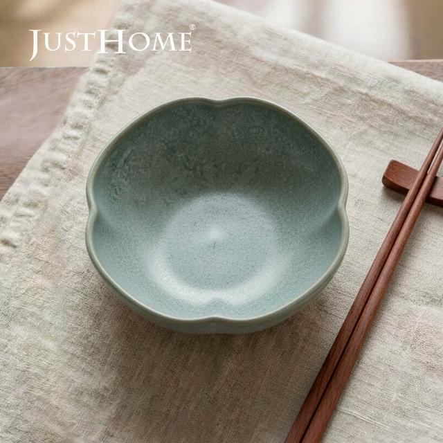 【Just Home】日式古樸窯燒陶瓷4吋雲朵碟-4色可選(可微波 120ml 碗 盤 餐具 深盤 小菜碟)