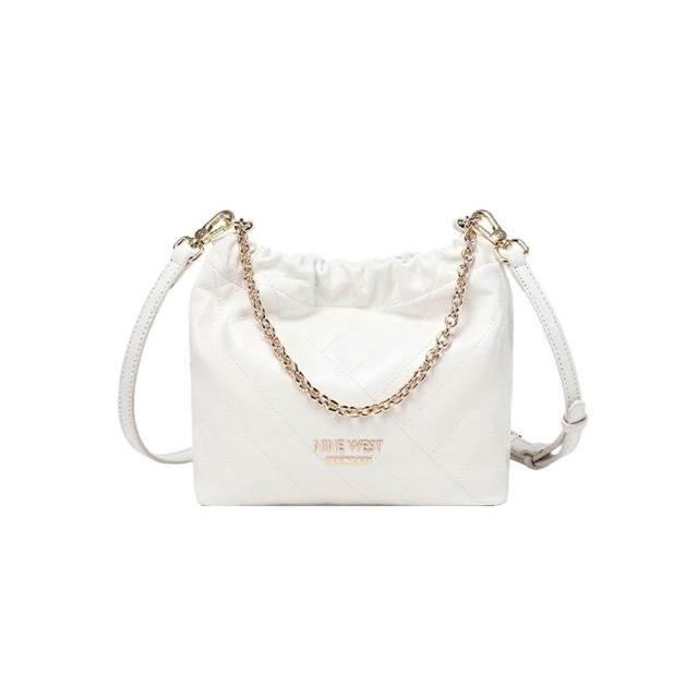 【NINE WEST】S+級福利品 真皮手提托特包 斜背包 手提包 水桶包(NG品)