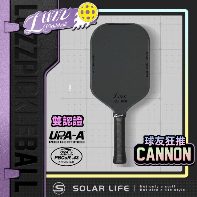【Luzz】Cannon 加農砲PRO級雙認證匹克球拍 Paddle 碳纖維 USAPA認證 UPA-A認證 小小兵球拍 比賽球拍